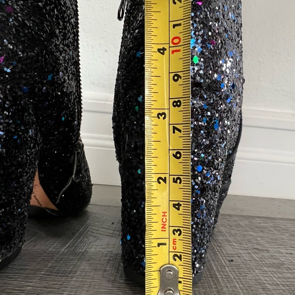 Boden Blue Sparkle Ankle Boot Size 38/ US 7 - Picture 12 of 12